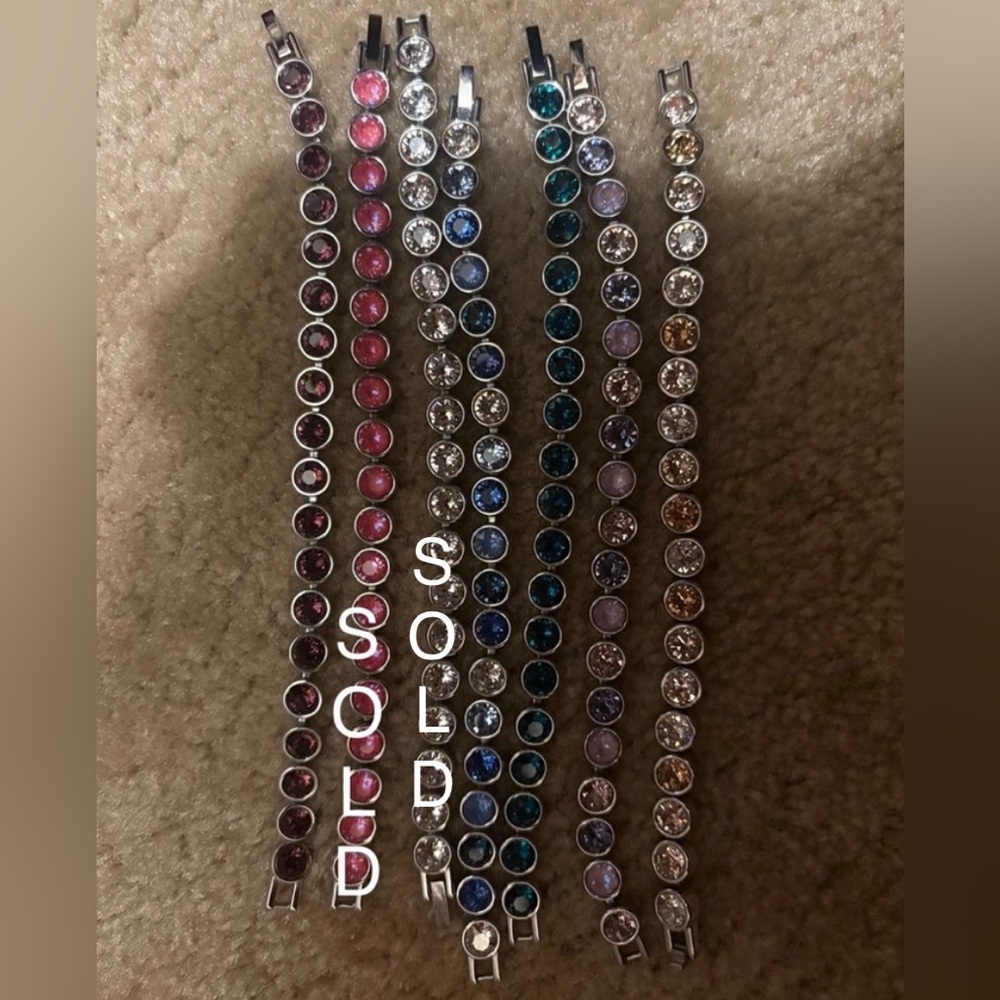 5 Touchstone Crystal Ice Bracelets $40 each